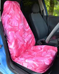 Pink Seat Covers Waterproof Camo Or