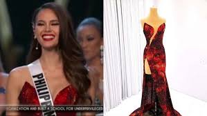 evening gown at miss universe 2018
