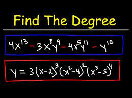 Degree Of A Polynomial Precalculus