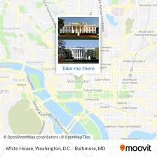 White House In Washington By Bus