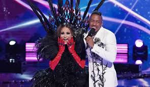 'the masked singer' reveals first costume for season 6 host nick cannon returns as well as judges ken jeong, jenny mccarthy, robin thicke, and nicole scherzinger Jojo The Masked Singer Black Swan Unmasked Interview Goldderby