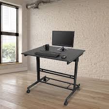 Only biomorph offers the widest range of standing desk options for maximum ergonomics, easy configuration and total comfort. Buy Stand Up Desk Store Rolling Adjustable Height Standing Desk Computer Workstation Black 40 Wide Online In Vietnam B081ny83fk