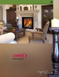 cambria lennox wood burning fireplace