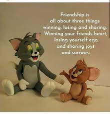 Tom and jerry quotes for instagram. 6 354 Likes 135 Comments Tom And Jerry Tomandjerry Love On Instagram Like Comment Special Friend Quotes Bff Quotes Funny Cute Images With Quotes
