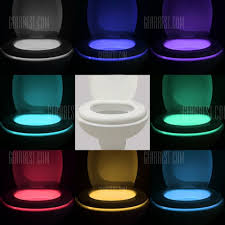 Buy Kwb Motion Activated Toilet Night Light 8 Color Changing Led Toilet Seat Light Motion Sensor Toilet Bowl Light In Stock Ships Today