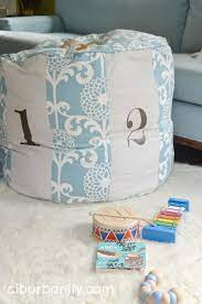 copycat land of nod floor pouf tutorial