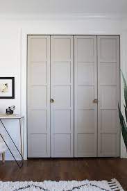 attractive bi fold closet doors