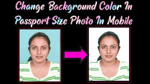 color background in pport size photo