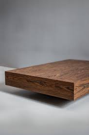 Modern Low Profile Square Coffee Table