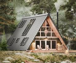diy a frame wilderness cabins