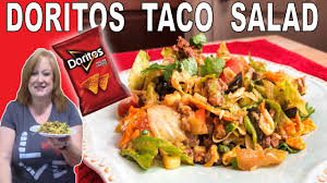 taco salad with doritos easy lunch or