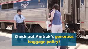 amtrak bage policy you