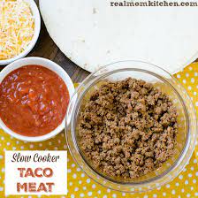 slow cooker taco meat real mom