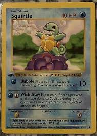 Maybe you would like to learn more about one of these? Squirtle 63 102 Base Set Pokemon Ccg Lp To Nm Shadowless Pokemon Individual Cards Fireszone Toys Hobbies