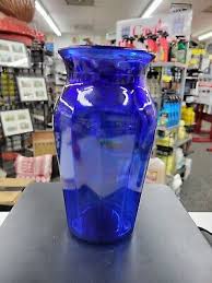 Cobalt Blue Glass Vase K 851