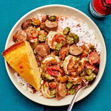 shrimp and okra with sausage recipe