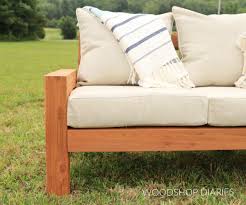 how to build an outdoor sofa with