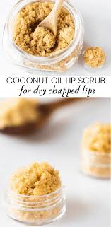 coconut oil lip scrub homemade