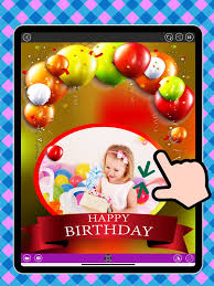happy birthday photo frames im app