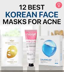 12 best korean face masks for acne to