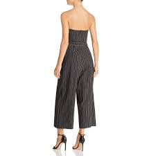 Details About Astr The Label Womens Mara Strapless Wide Leg Night Out Jumpsuit Bhfo 2248