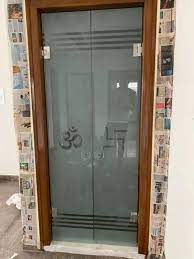 Hinged Pooja Room Glass Door For Home