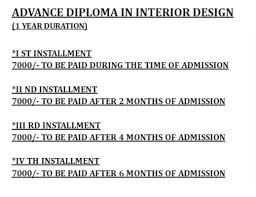 interior design course fees in goa 2022