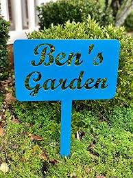 Personalized Garden Sign Garden Stake