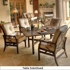 Andover Cushion Dining Set By Woodard