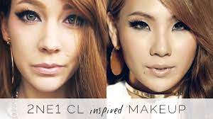2ne1 cl inspired makeup tutorial