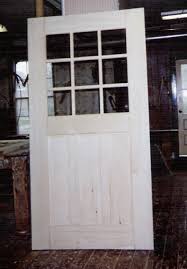 exterior wood door