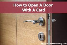 See cards with 0% balance transfer interest for 18 months. How To Open A Door With A Card 24 7 Home Security
