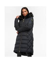 Barbour Georgia Quilted Jacket In Black