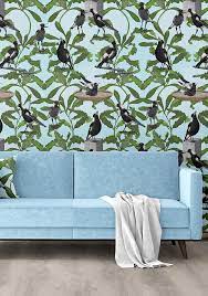 wallpaper magpies in the clouds