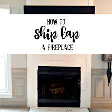 Ship Lap A Fireplace With Cement Board