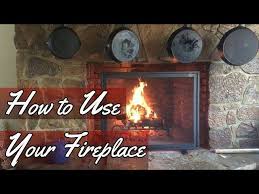 how to start a fire in your fireplace