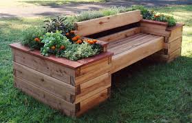 18 Delightful Planter Bench Designs