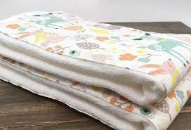 learn to sew flannel burp cloths using