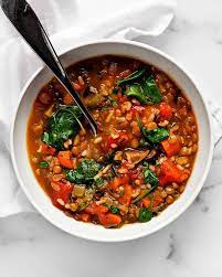 lentil wild rice soup with tomatoes