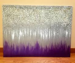 Silver Raindrops Glitter Wall