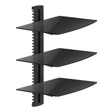 Tempered Glass Wall Mount Stand