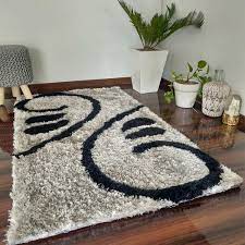 gy carpet in grey and black by