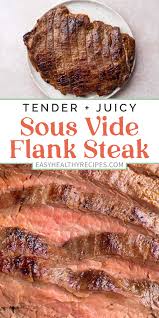 sous vide flank steak easy healthy