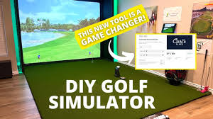 how to build an indoor golf simulator