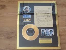 Cobain did not begin to write smells like teen spirit until a few weeks before recording started on nirvana's second album, nevermind, in 1991. Nirvana Smells Like Teen Spirit 24kt Gold Record And Catawiki
