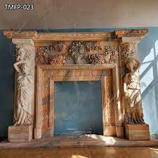 Antique Hand Carved Marble Fireplaces