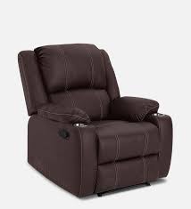 1 seater faux leather manual recliner