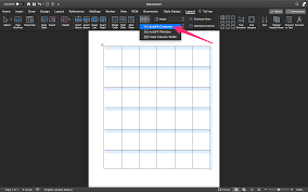 fit a table to the page in microsoft word