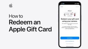how to redeem an apple gift card