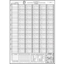 Glover Pitching Hitting Scouting Charts 11 X 14 5 By Glovers Easy Score Books